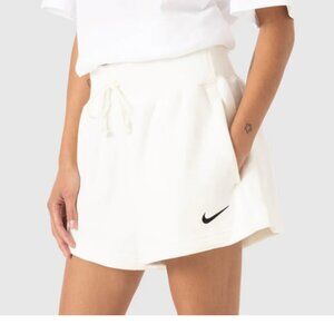 Nike, XS, Phoenix Fleece Knit Shorts, Sail/Black